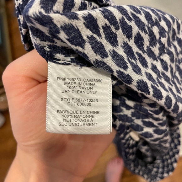 Soft Joie size XS navy blue pattern jogger/travel pant - Picture 7 of 7